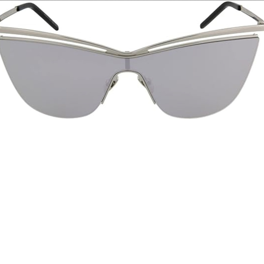 Saint Laurent Silver Mirror Lens Cat-Eye SL 249 Sunglasses - Picture 11 of 14